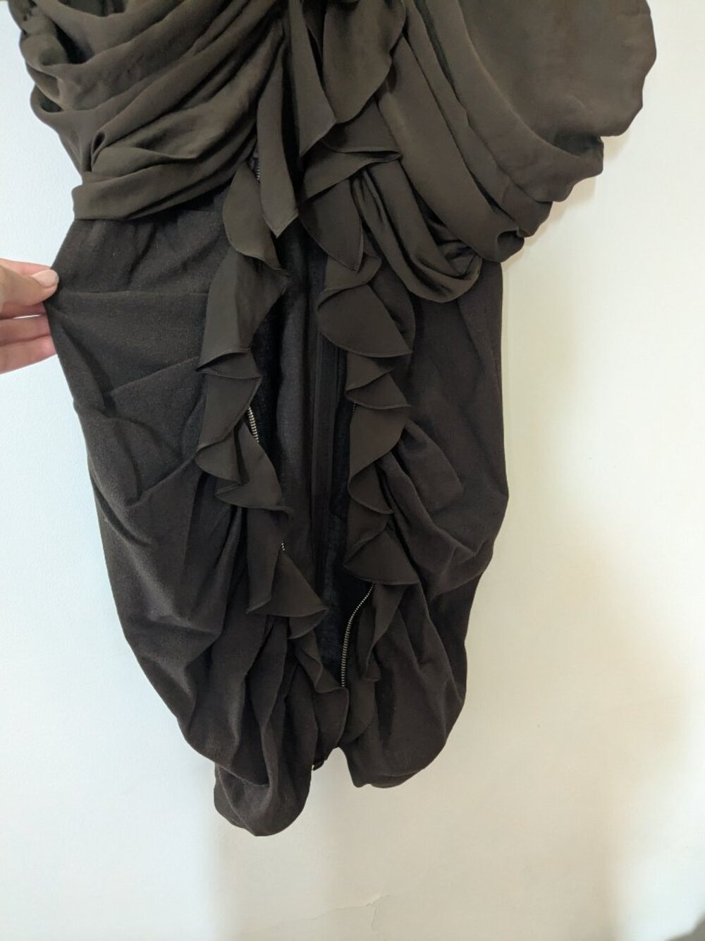 Givenchy Ruched Dress Size 42 - Picture 4 of 11